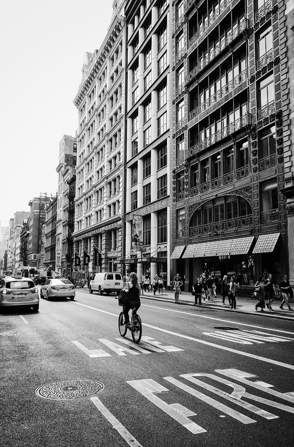 New York City Photograph - New York City Bicycle Ride - Soho by Vivienne Gucwa
