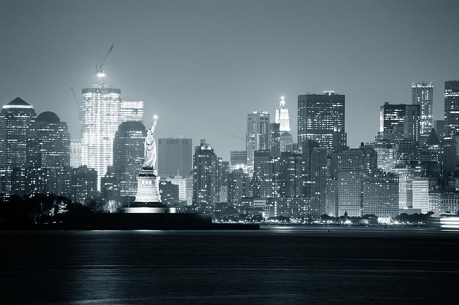New York City black and white Photograph by Songquan Deng