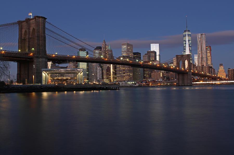 New York City Brooklyn Bridge Photograph by Juergen Roth