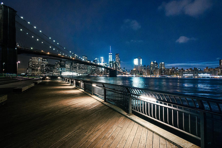 New York City - Brooklyn Bridge Park Photograph by Uschools