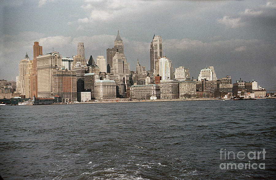 New York City Photograph - New York City circa 1958 by Monterey County Historical Society