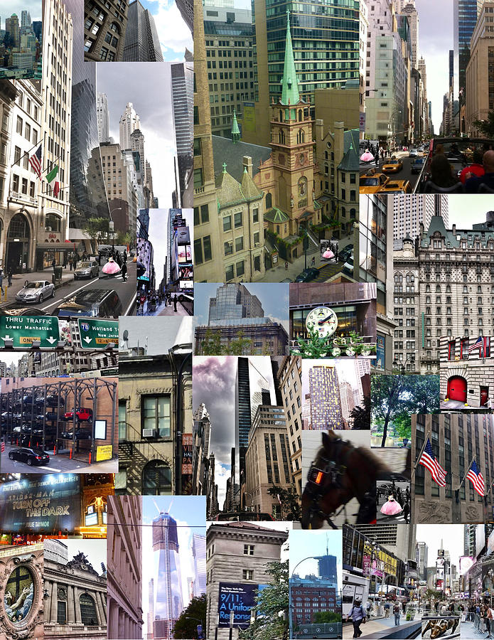 New York City Collage Photograph by Susan Garren