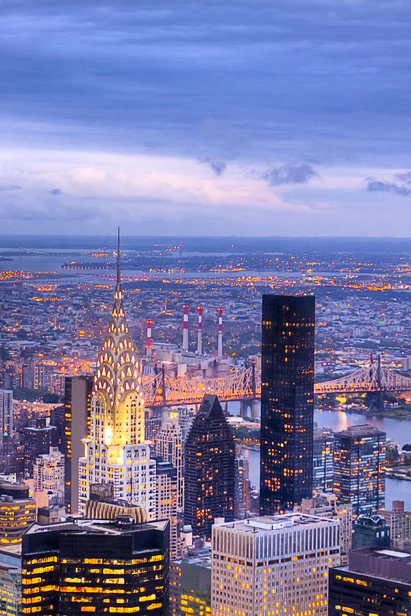New York City Evening Photograph by Mark E Tisdale