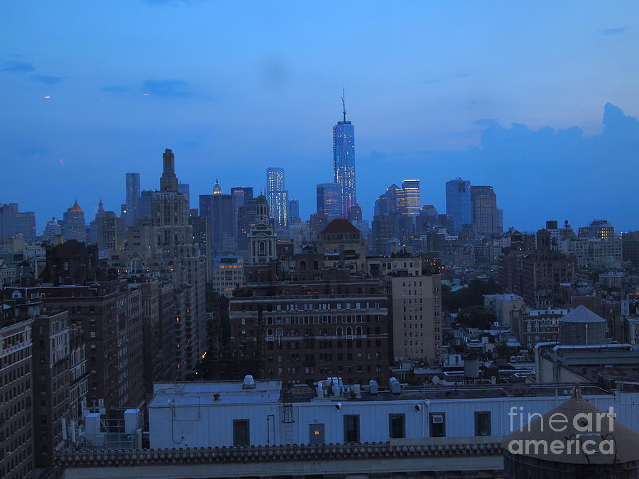 New York City evening Photograph by Nancy Kane Chapman