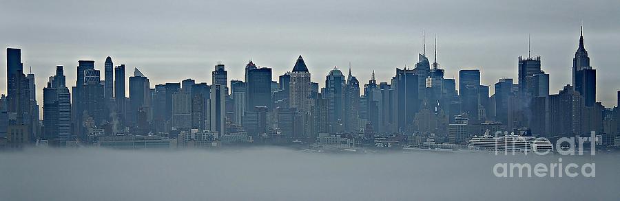 New York City Floating on a Cloud Photograph by Lilliana Mendez