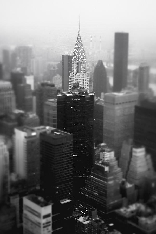 New York City Photograph - New York City - Fog and the Chrysler Building by Vivienne Gucwa