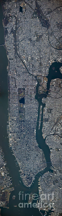 New York City From Above Photograph by Science Source