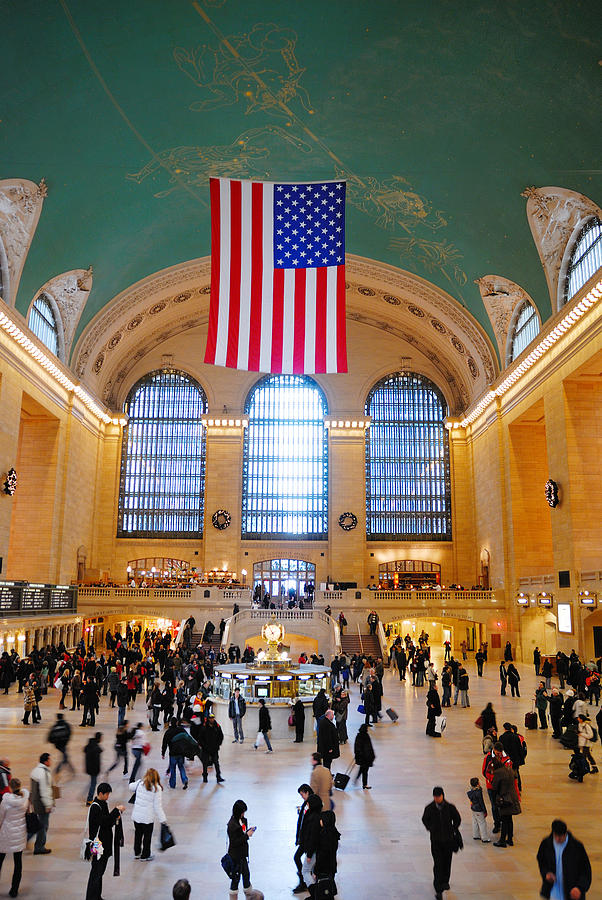 New York City Grand Central station  Photograph by Songquan Deng