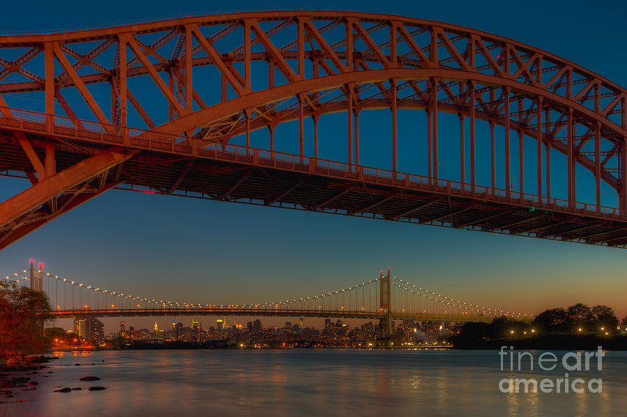 New York City Hell Gate Bridges III Photograph by Clarence Holmes