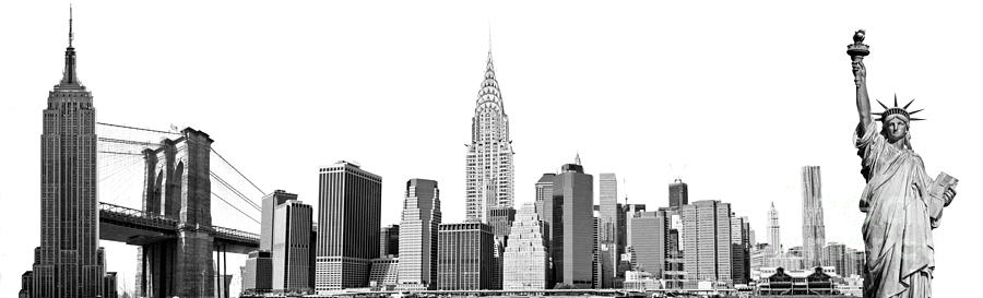 New York City Landmarks - USA Photograph by Luciano Mortula