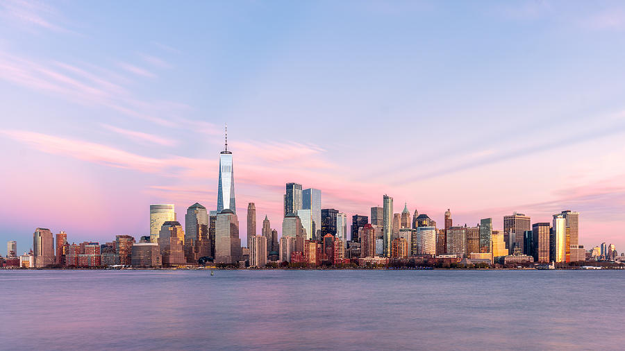 New York City Landscapes, Skyline, Manhattan Photograph by Sen LI