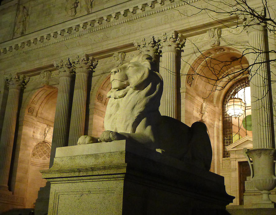 New York City Lion Photograph by Richard Reeve