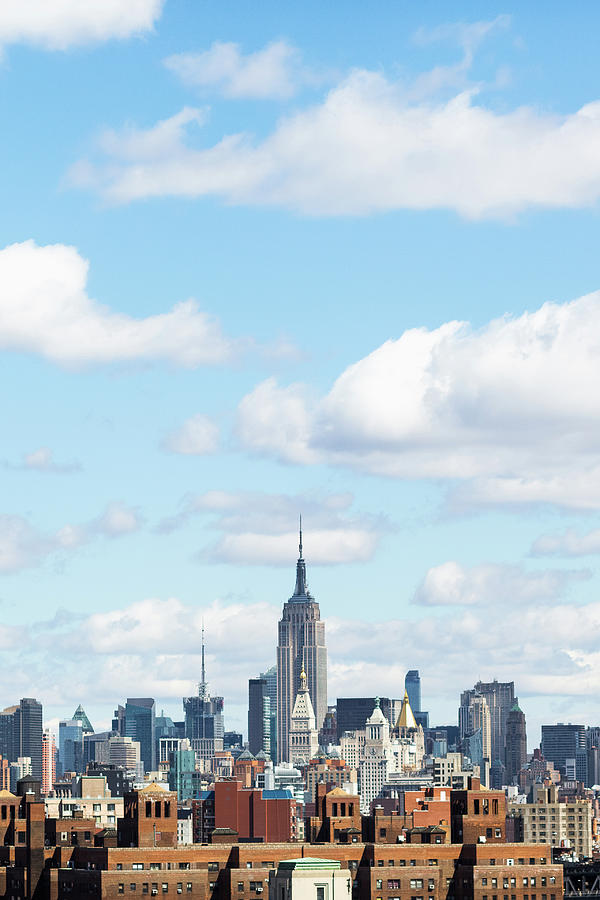 New York City, Manhattan Panorama View Photograph by Deimagine