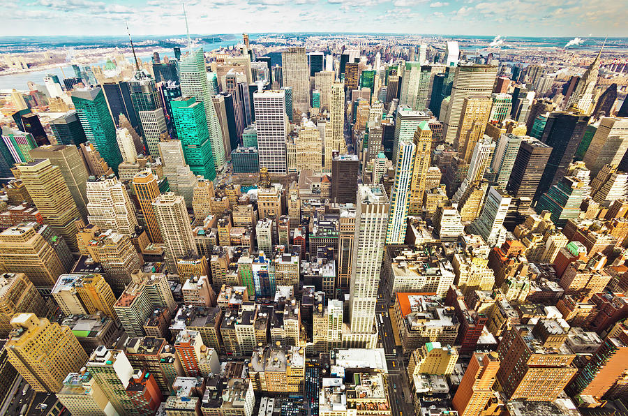 New York City Midtown Skyline Photograph by Guvendemir