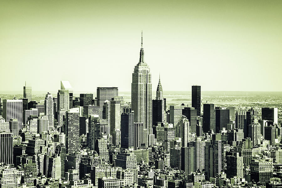 New York City Midtown Skyline Photograph by Mbbirdy
