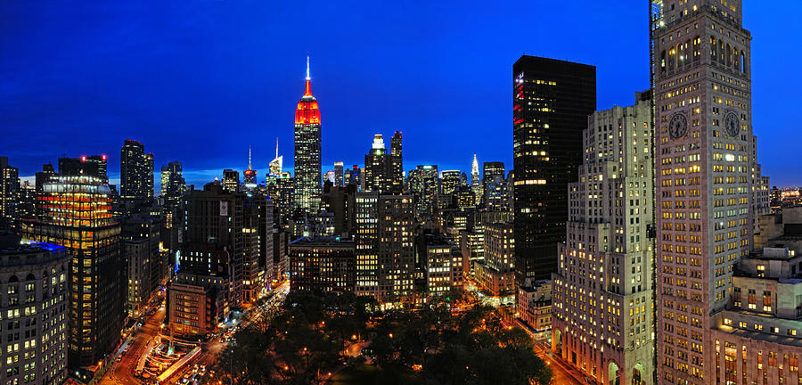 New York City Panorama Photograph by Dave Mills