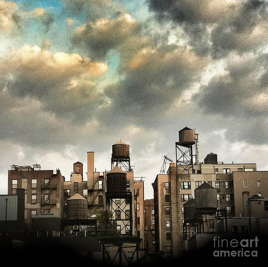 Skyscraper Photograph - New York City Rooftops by Amy Cicconi