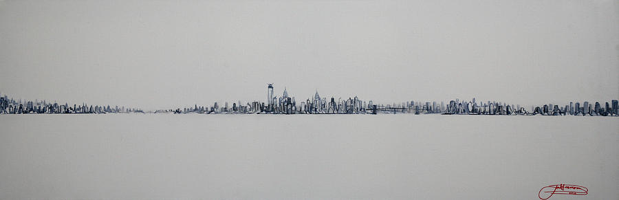 Skyline Manhattan  Painting by Jack Diamond