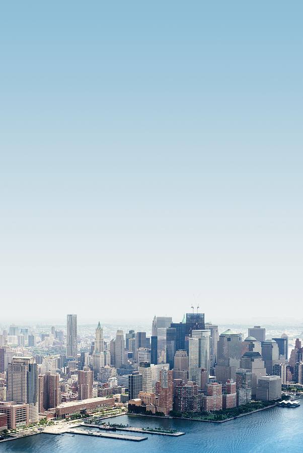 New York City Skyline From The Photograph by Franckreporter