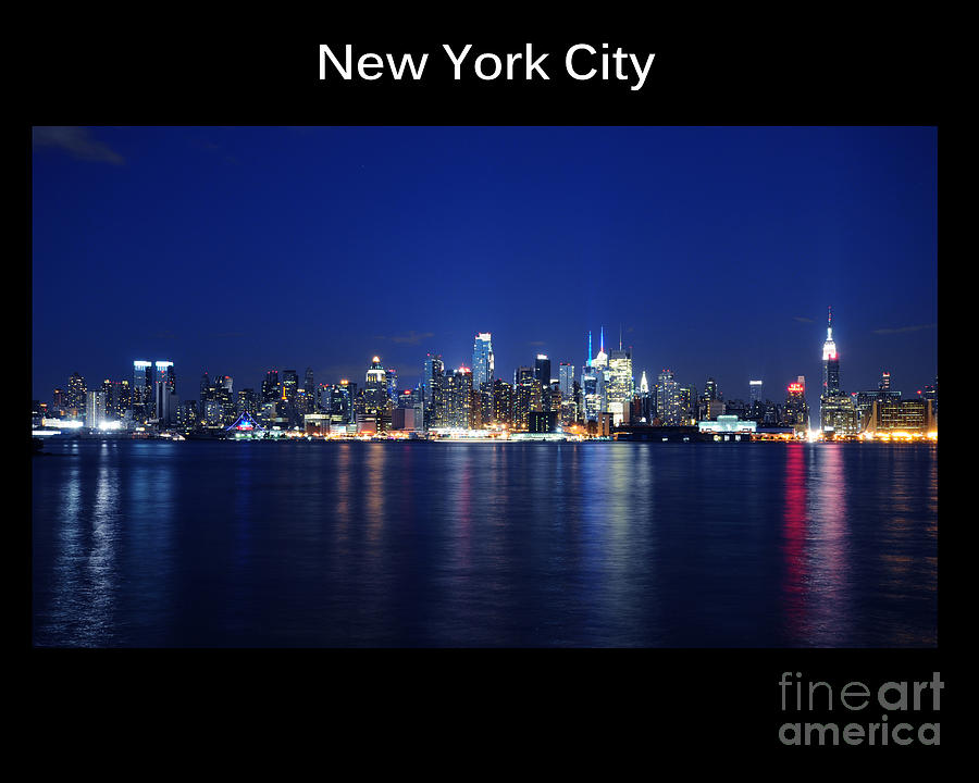 New York City Photograph - New York CIty Skyline by Paul Ward
