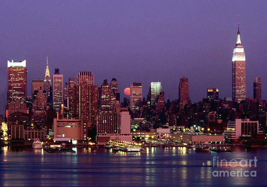 New York City Skyline Photograph by Spencer Grant