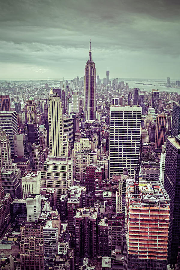 New York City Skyline, Usa Photograph by Mbbirdy