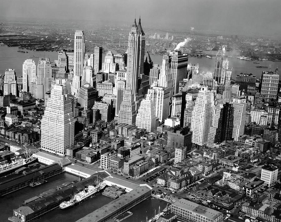 New York City Skyscrapers Photograph by Hagley Museum And Archive