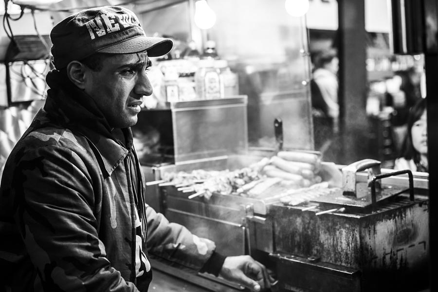 New York City Street Vendor 2 Photograph by David Morefield