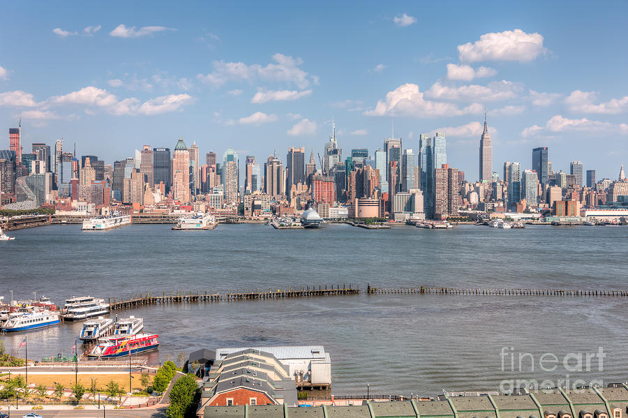 New York City Summer Skyline I Photograph by Clarence Holmes