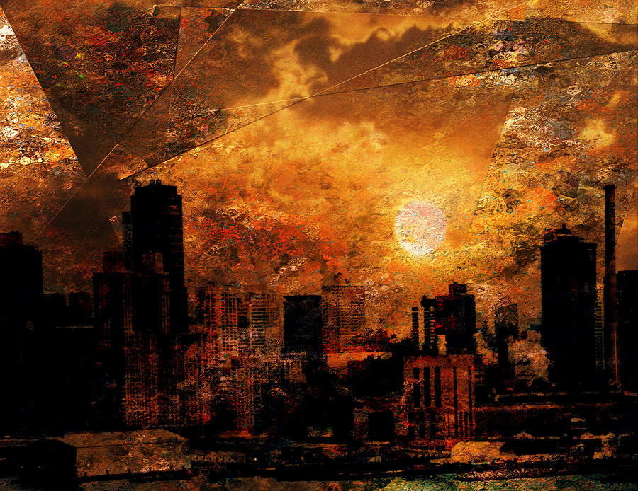 New York City Sunrise Digital Art by Bruce Rolff