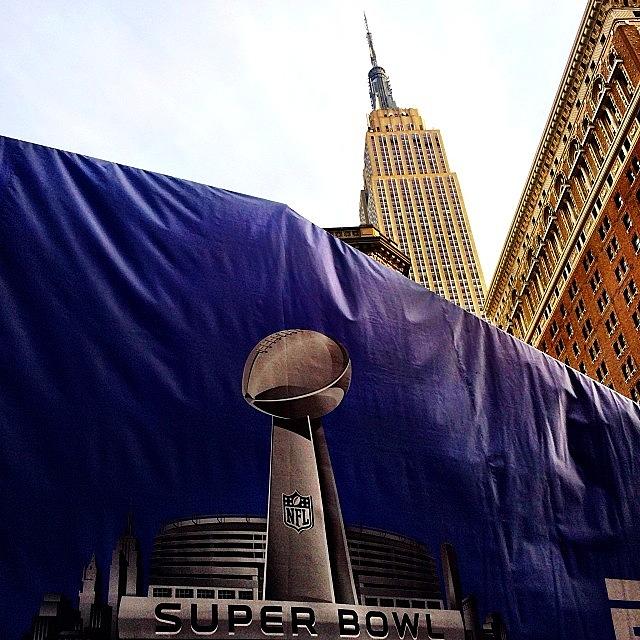 Superbowl Photograph - New York City #superbowl by The Fun Enthusiast 