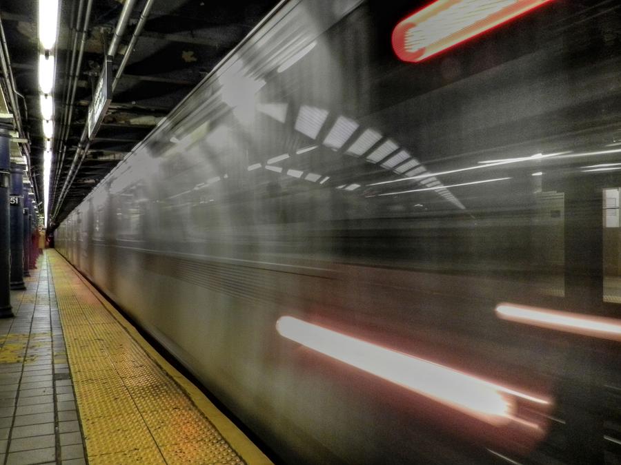 New York City Photograph - New York City - The Subway 001 by Lance Vaughn