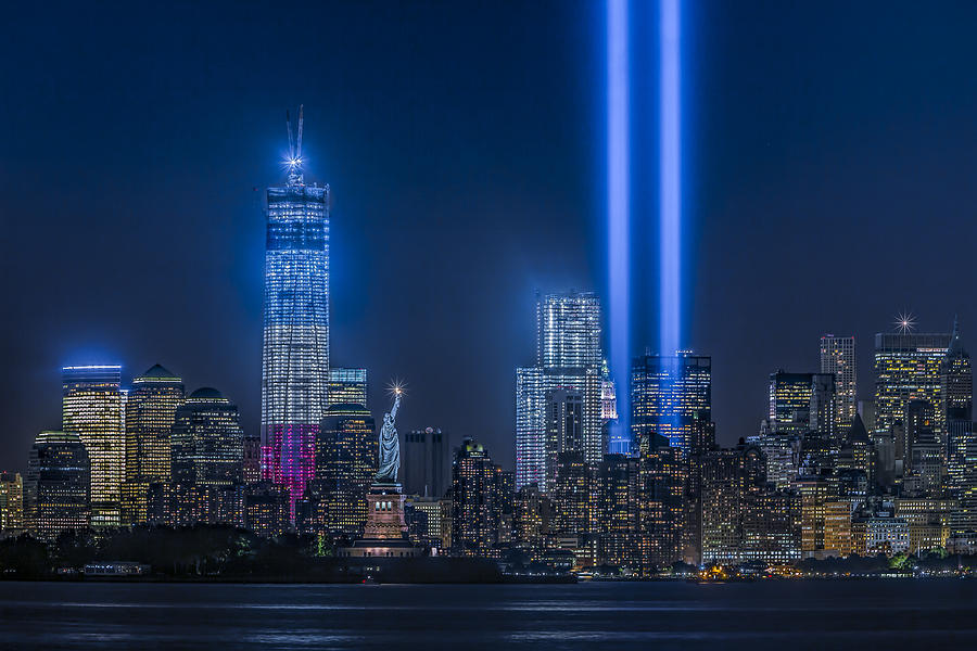 New York City Tribute In Lights Photograph by Susan Candelario