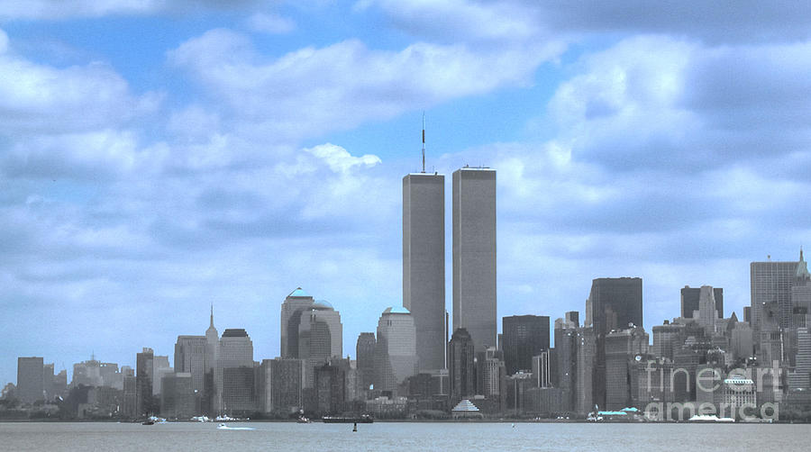 New York City Twin Towers Glory - 9/11 Photograph