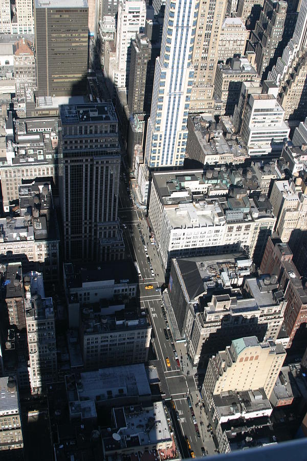 Architecture Photograph - New York City - View From Empire State Building - 121213 by DC Photographer
