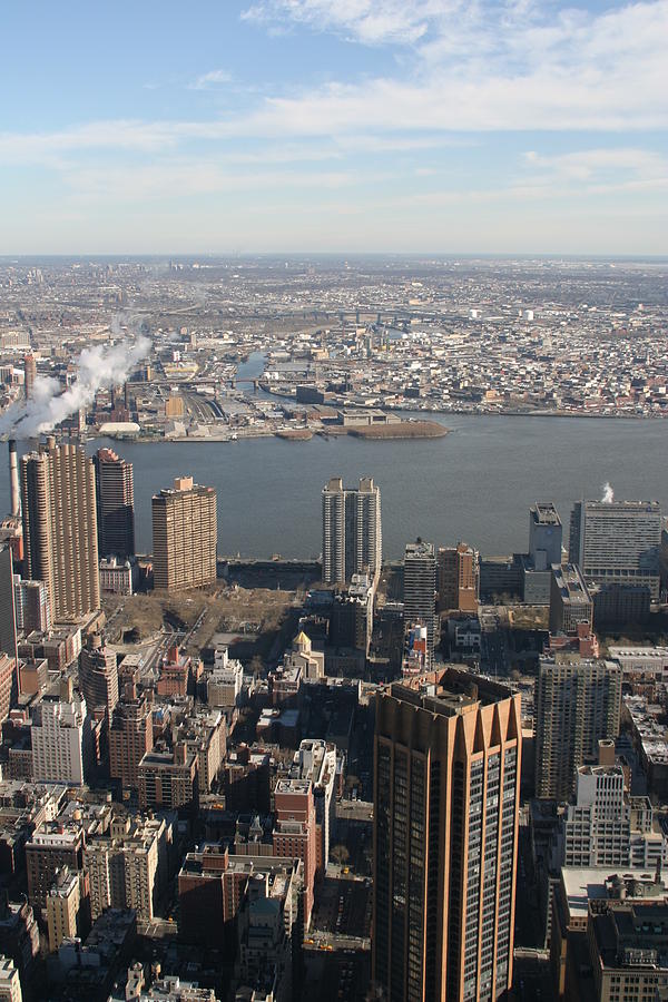 Architecture Photograph - New York City - View From Empire State Building - 121219 by DC Photographer