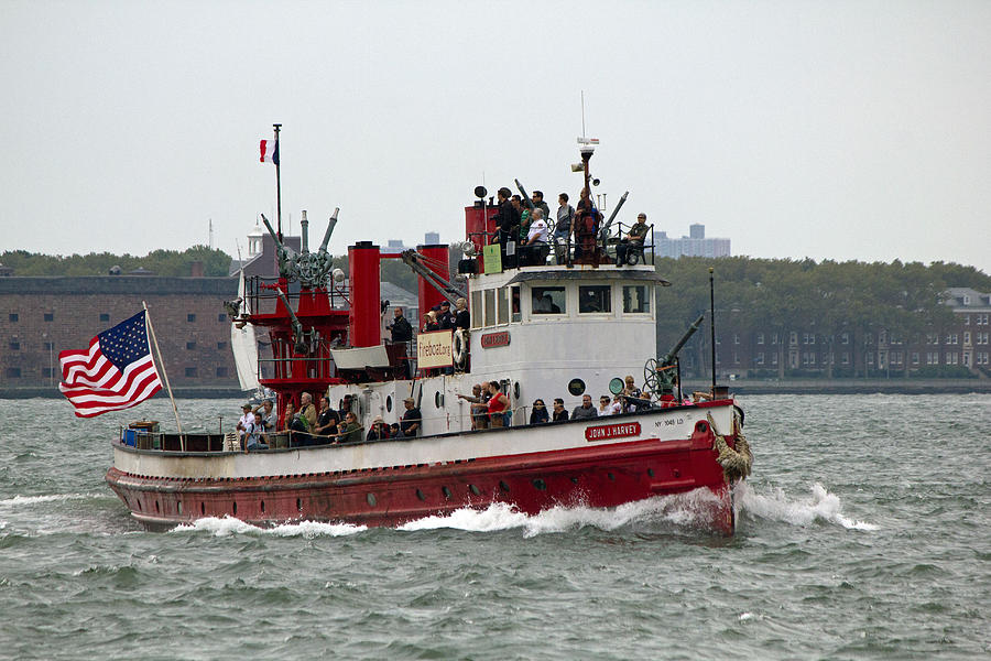 New York Fire Boat NYC Photograph by Susan Jensen