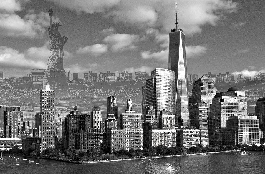 New York Freedom Photograph by Patricia Bolgosano