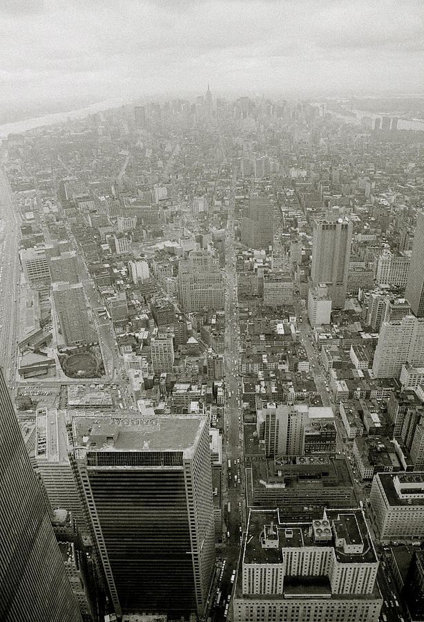 New York From The Trade Towers Photograph by Shaun Higson