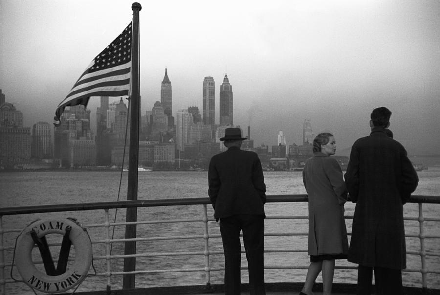 New York Harbor, 1941 Photograph by Granger