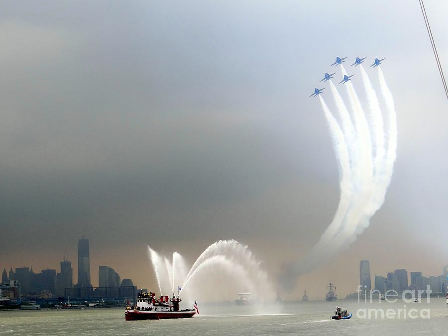 New York Harbor Fleet Week Photograph by Ed Weidman