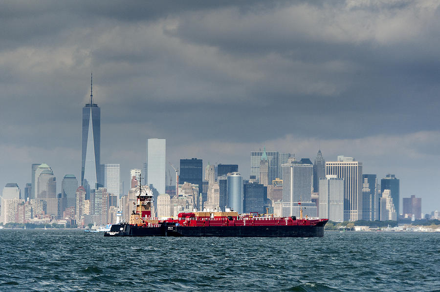 New York Harbor Photograph by Roni Chastain