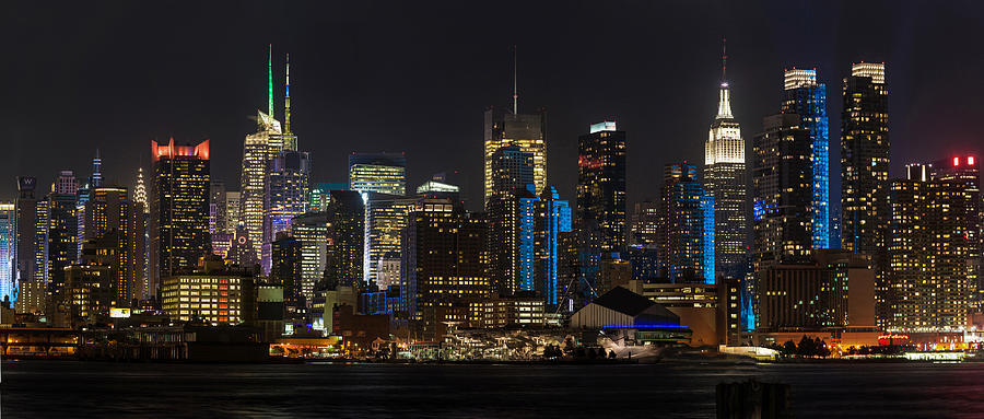 New York in Blue Photograph by Mike Reid - Fine Art America