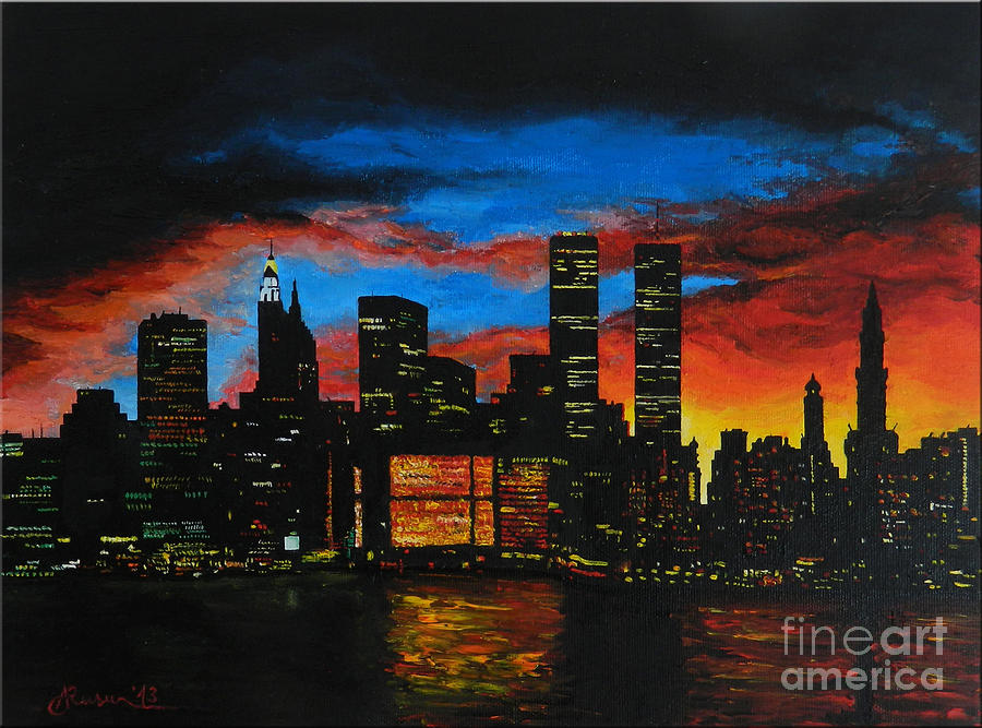 New York In The Glory Days Painting By Alexandru Rusu