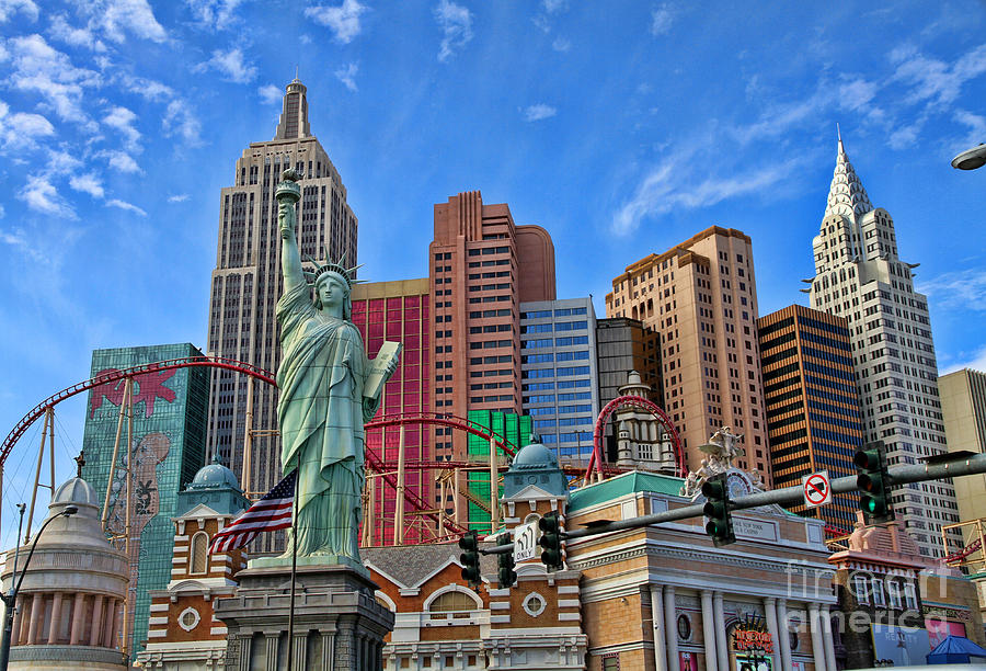 New York in Vegas by Diana Sainz Photograph by Diana Raquel Sainz