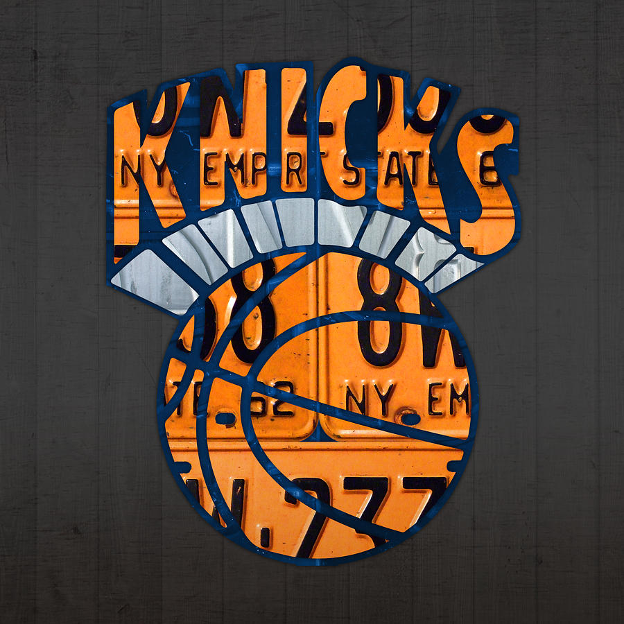 New York Knicks Basketball Team Retro 