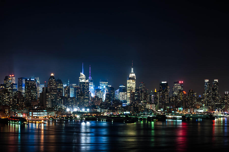 New York lights Photograph by Zina Zinchik