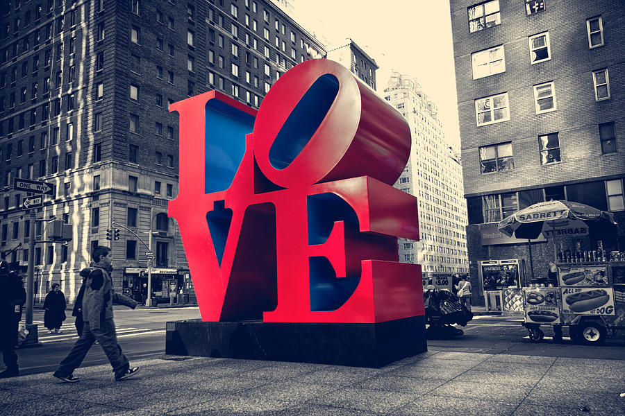 New York Love Photograph by Boris Gorelik