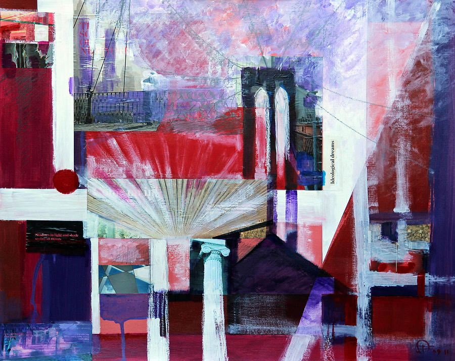 New York Metropolis 1 Painting by Walter Fahmy