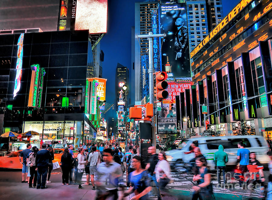 New York Minute Photograph by Jeff Breiman